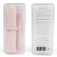 Load image into Gallery viewer, Baby Finger Toothbrush &amp; Tongue Cleaner Oral Set 3m+ | Start Healthy Oral Care Early
